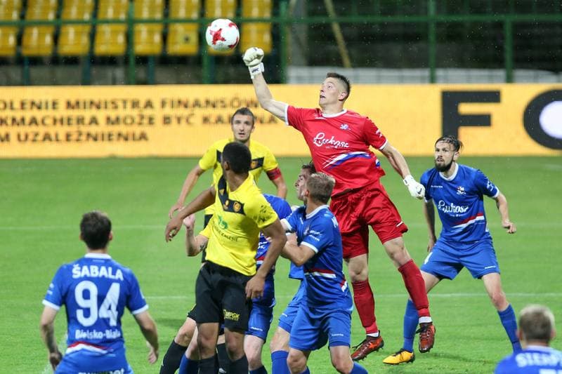 Football. Nice I Liga. GKS Katowice - Podbeskidzie Bielsko-Biala. 09.05.2018