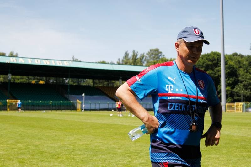Football. Czech Republic. Training. 22.06.2017