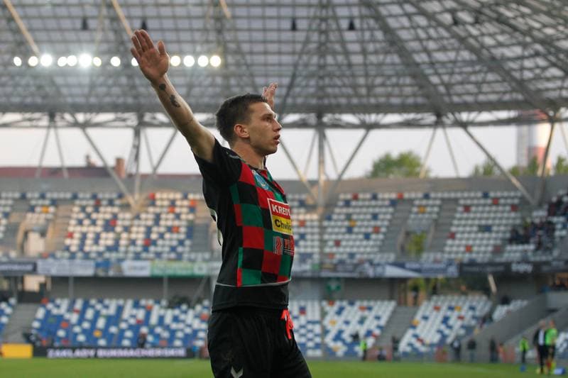 Football. Nice I Liga. Podbeskidzie Bielsko-Biala - GKS Tychy. 13.05.2017