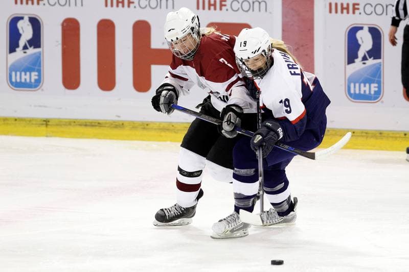 Ice Hockey. Women's World Championship. Slovakia - Latvia. 14.04.2017