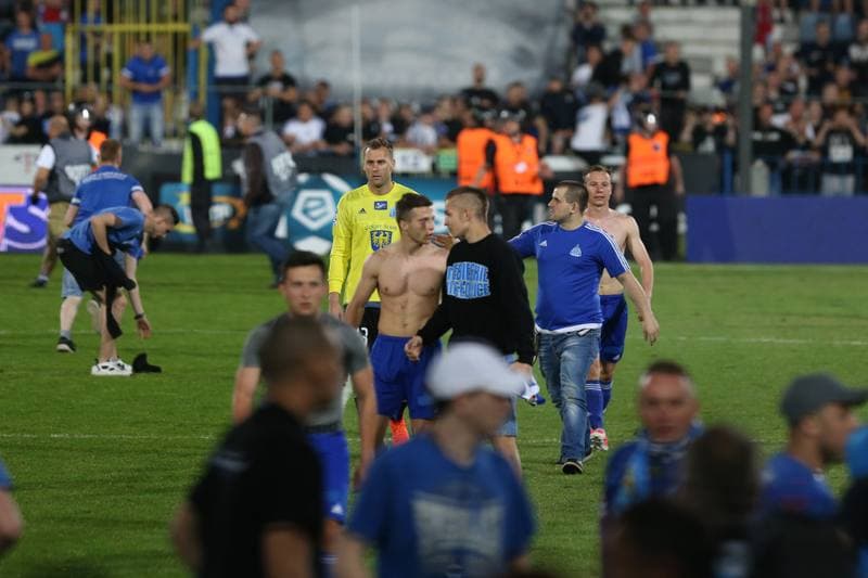 Football. Lotto Ekstraklasa. Ruch Chorzow - Gornik Leczna. 02.06.2017