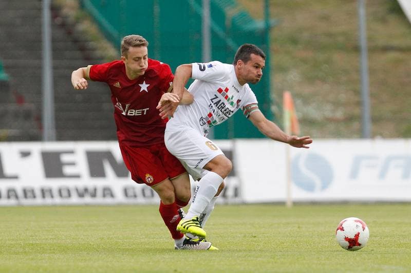 Football. Sparing. Zaglebie Sosnowiec - Wisla Krakow. 07.07.2017