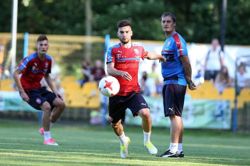 Football. Czech Republic. Training. 15.06.2017