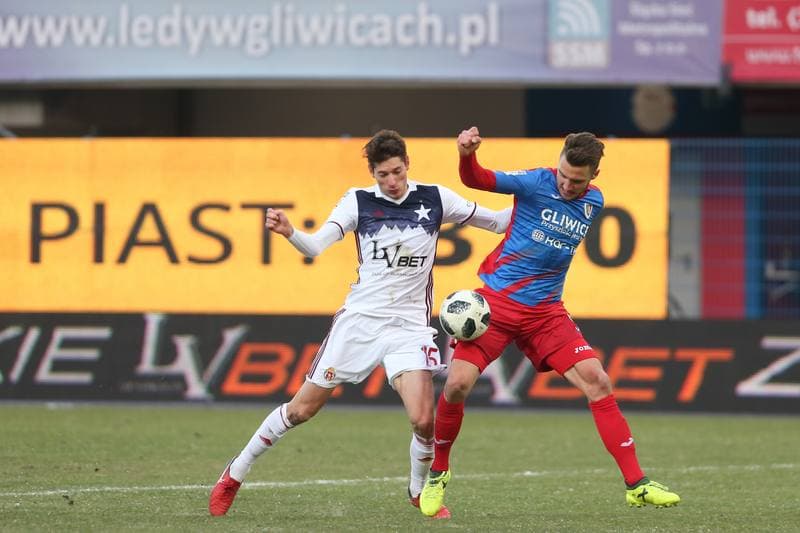 Football. Lotto Ekstraklasa. Piast Gliwice - Wisla Krakow. 25.02.2018
