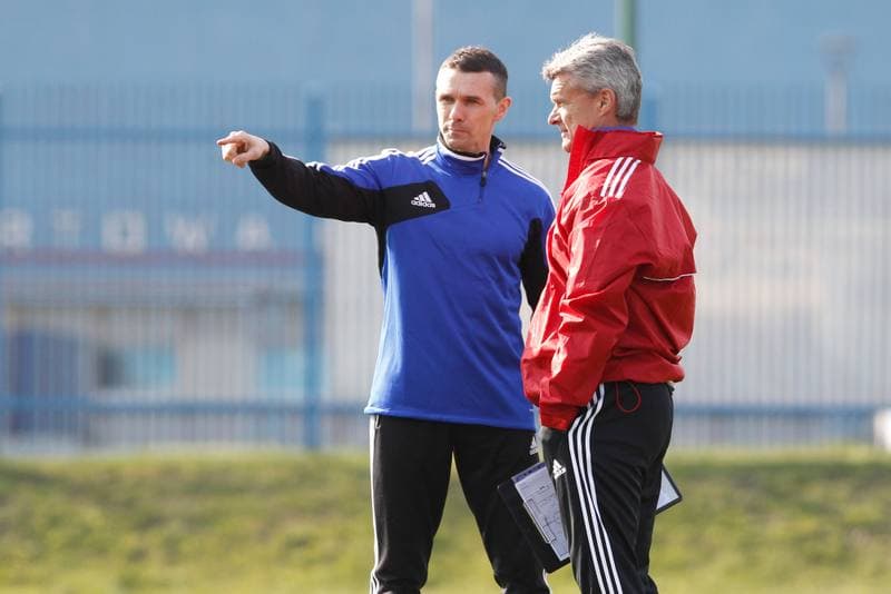 Football. Ruch Chorzow. Training. 24.04.2017