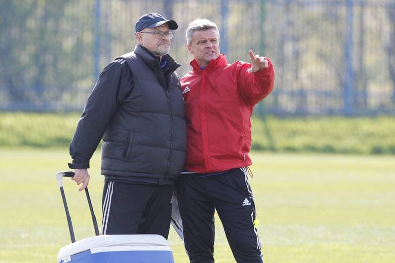 Football. Ruch Chorzow. Training. 24.04.2017
