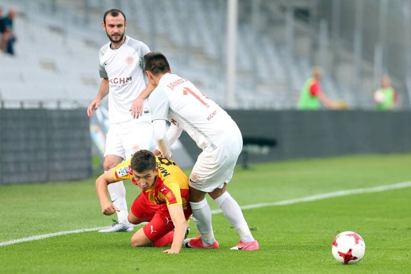 Football. Lotto Ekstraklasa. Korona Kielce - Zaglebie Lubin. 17.07.2017