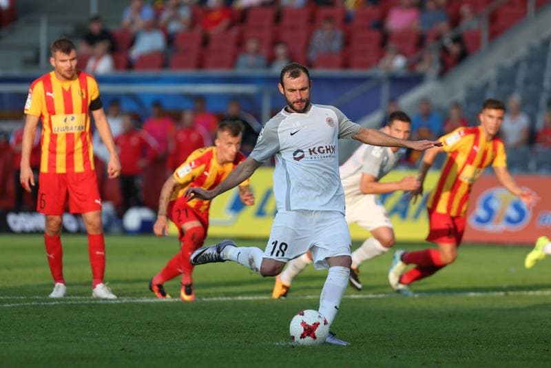 Football. Lotto Ekstraklasa. Korona Kielce - Zaglebie Lubin. 17.07.2017