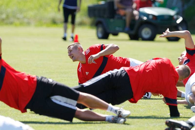 Football. Gornik Zabrze. Training. 21.06.2017