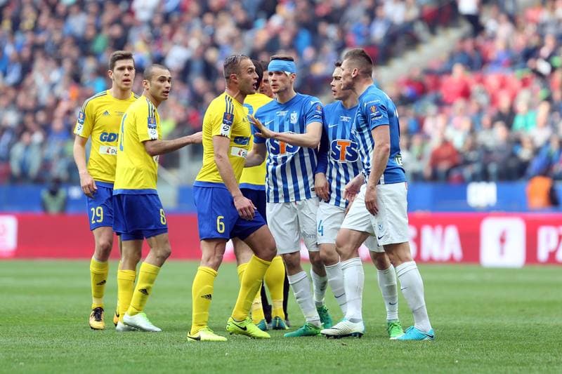 Football. Polish Cup Final. Lech Poznan - Arka Gdynia. 02.05.2017