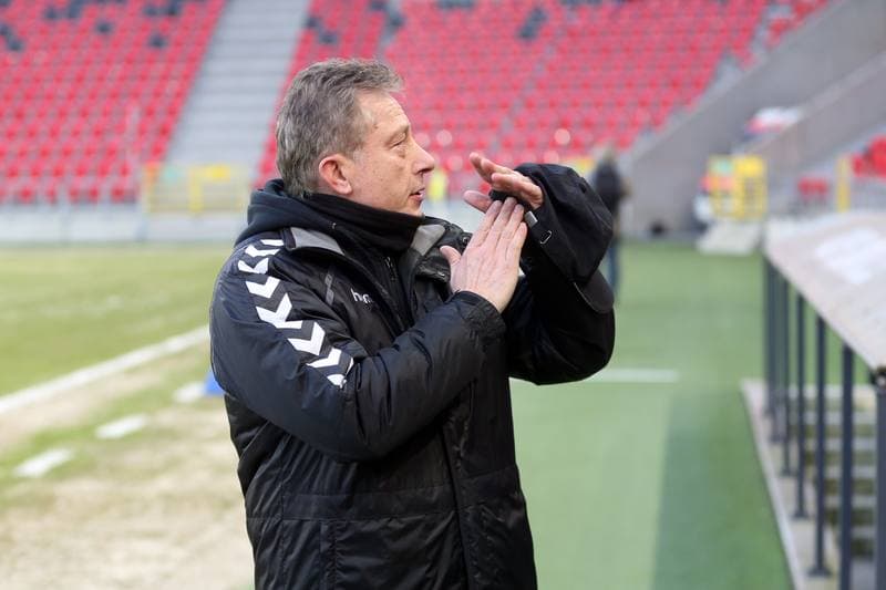 Football. Nice I Liga. GKS Tychy - Chrobry Glogow. 03.03.2018
