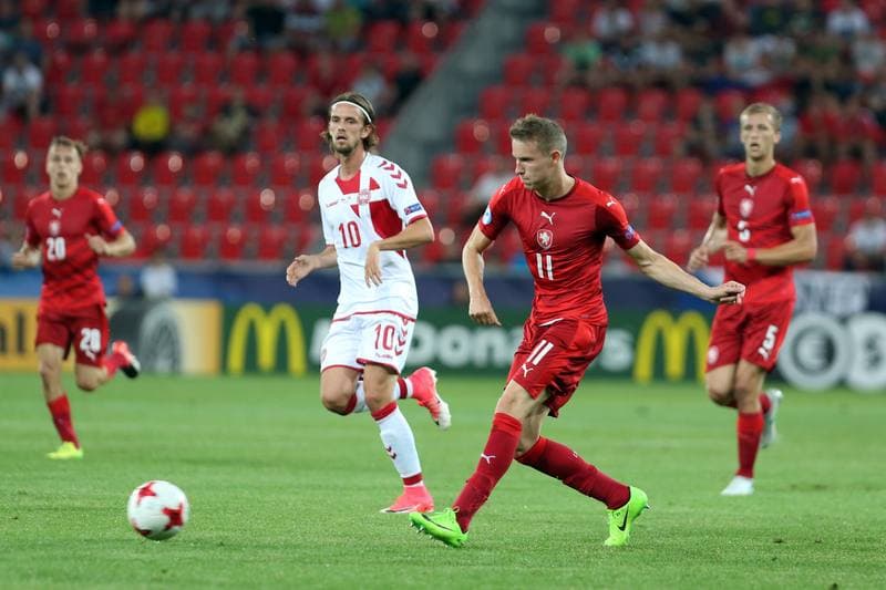 Football. UEFA European U21 Championship. Czech Republic - Denmark. 24.06.2017