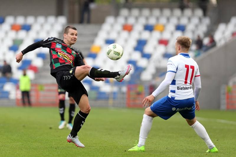 Football. Nice I Liga. Podbeskidzie Bielsko-Biala - GKS Tychy. 13.05.2017