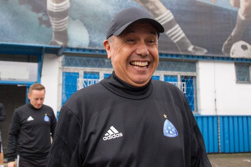 Football. Ruch Chorzow. Training. 11.09.2017