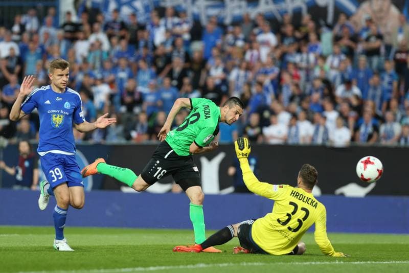 Football. Lotto Ekstraklasa. Ruch Chorzow - Gornik Leczna. 02.06.2017
