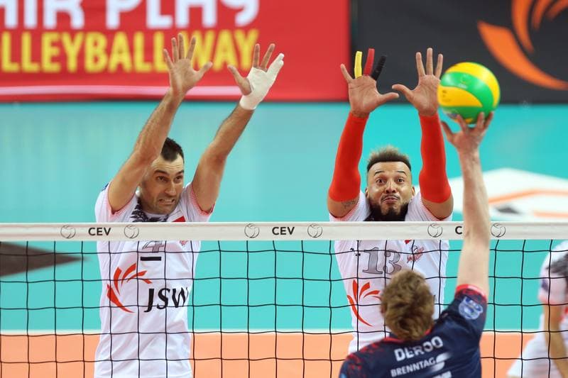 Volleyball. CEV Champions League. Jastrzebski Wegiel - ZAKSA Kedzierzyn-Kozle. 14.03.2018