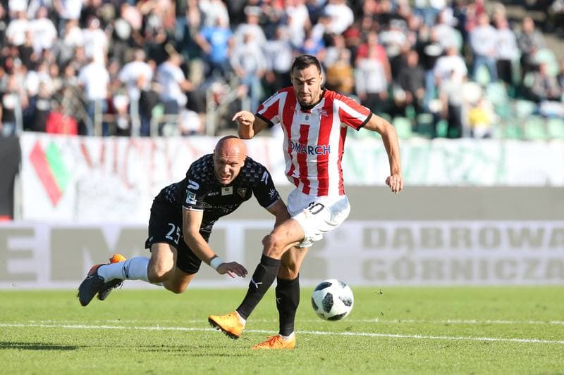 Football. Lotto Ekstraklasa. Zaglebie Sosnowiec - Cracovia Krakow. 30.09.2018