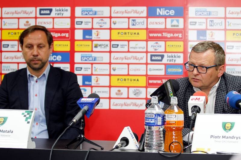 Football. GKS Katowice. Press Conference. 14.06.2017