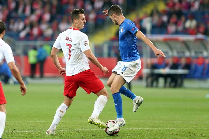 Football. UEFA Nations League. Poland - Italy. 14.10.2018
