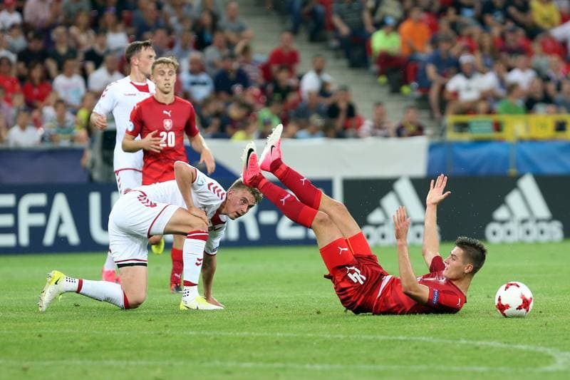 Football. UEFA European U21 Championship. Czech Republic - Denmark. 24.06.2017