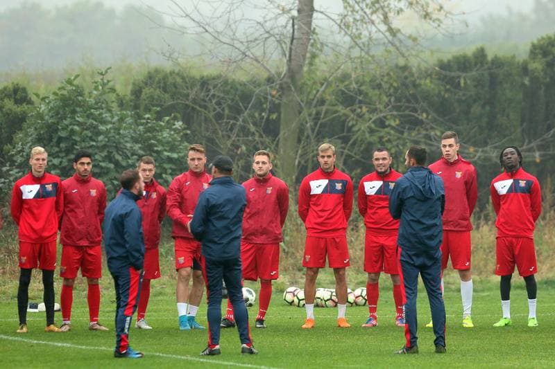 Football. APN Odra Wodzislaw Slaski. Training. 19.10.2018