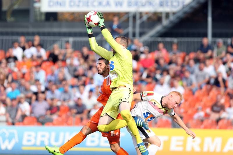 Football. Lotto Ekstraklasa. Bruk-Bet Termalica Nieciecza - Jagiellonia Bialystok. 16.07.2017