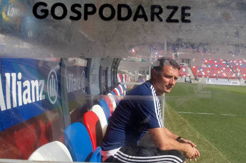 Football. Gornik Zabrze. Press Conference. 19.07.2017