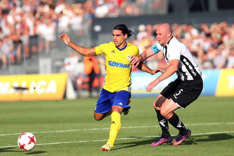 Football. Lotto Ekstraklasa. Sandecja Nowy Sacz - Arka Gdynia. 21.07.2017