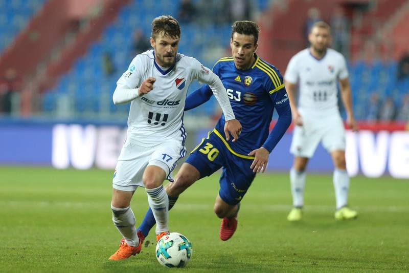 Football. HET Liga. Banik Ostrava - Vysocina Jihlava. 30.03.2018