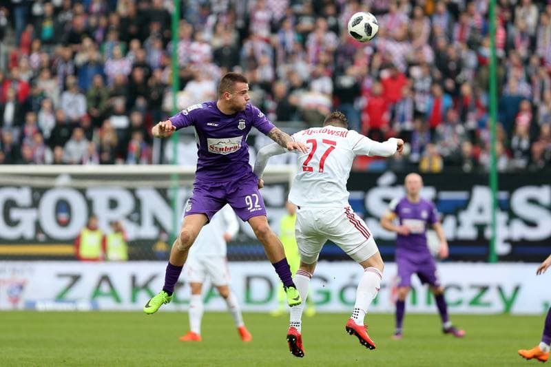 Football. Lotto Ekstraklasa. Gornik Zabrze - Sandecja Nowy Sacz. 31.03.2018