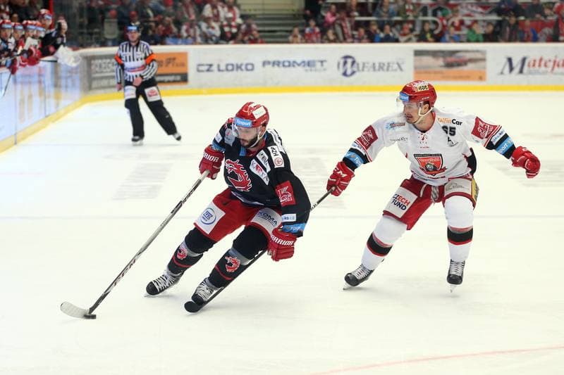 Ice Hockey. TipSport Extraliga. Ocelari Trinec - Mountfield Hradec Kralove. 03.04.2018