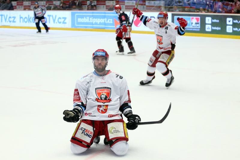 Ice Hockey. TipSport Extraliga. Ocelari Trinec - Mountfield Hradec Kralove. 03.04.2018