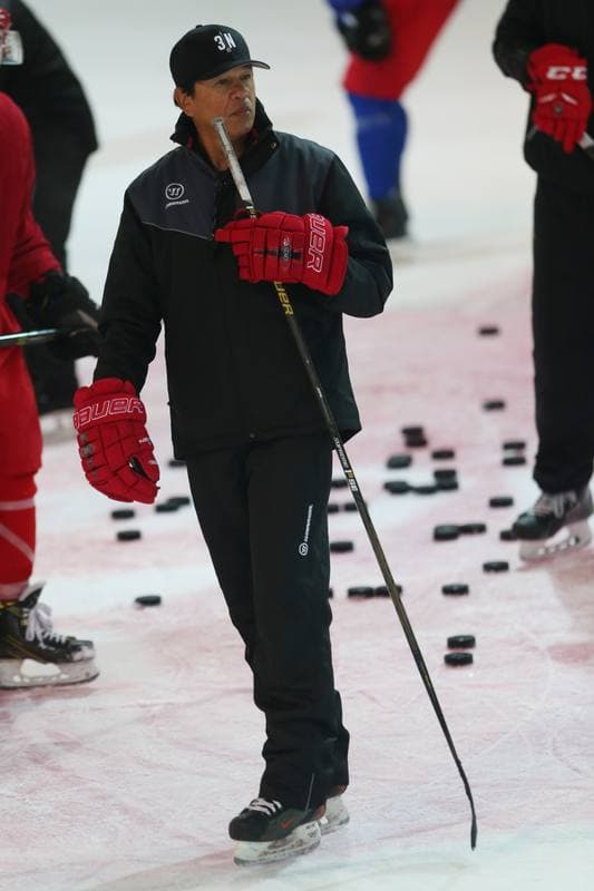 Ice Hockey. Poland national team. Training. 27.09.2017