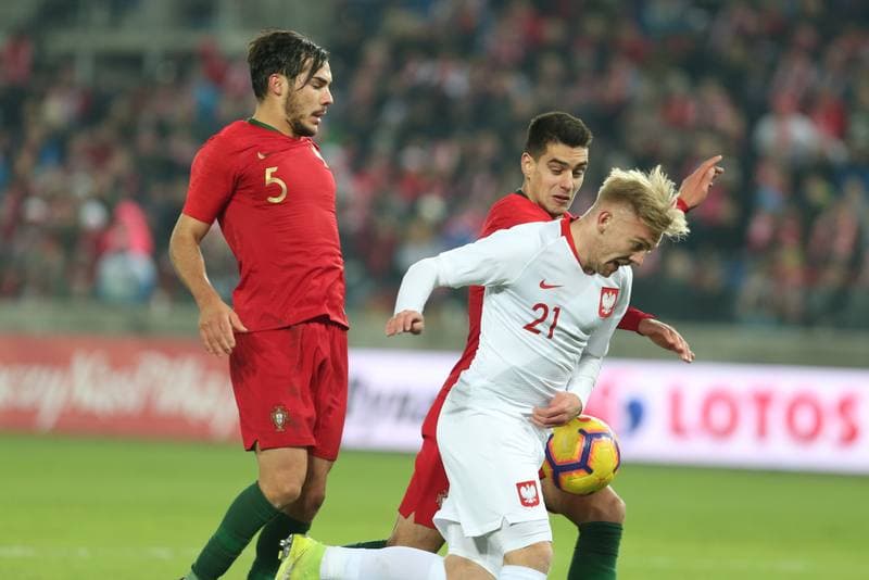 Football. European Championship U21. Poland - Portugal. 16.11.2018