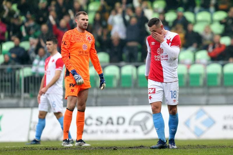 Football. Fortuna:Liga. MFK Karvina - Slavia Prague. 24.11.2018