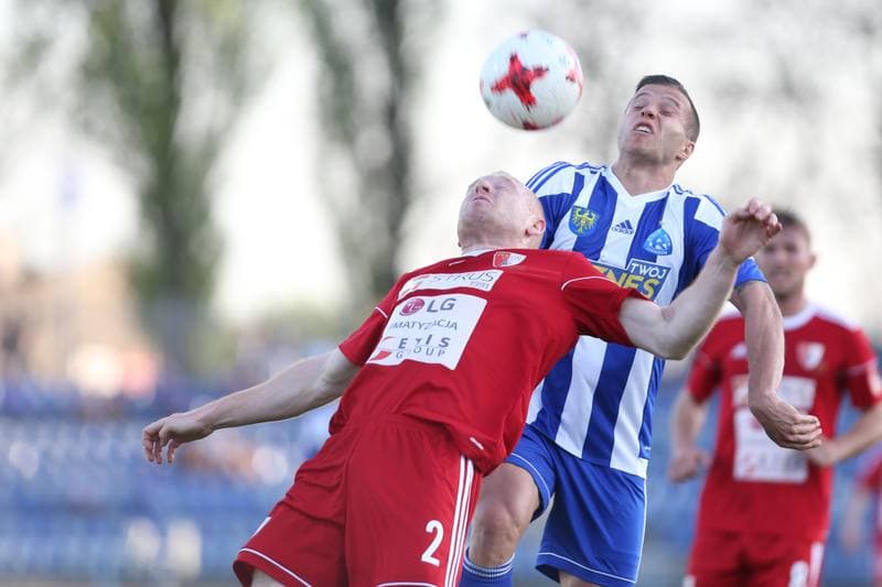 Football. Nice I Liga. Ruch Chorzow - Pogon Siedlce. 20.04.2018
