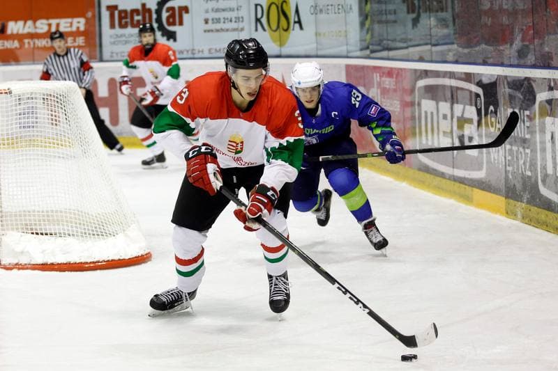 Ice Hockey. U20 World Championship Division 1B. Slovenia - Hungary. 12.12.2018
