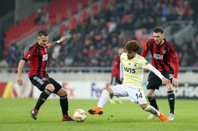 Football. UEFA Europa League. Spartak Trnava - Fenerbahce. 13.12.2018