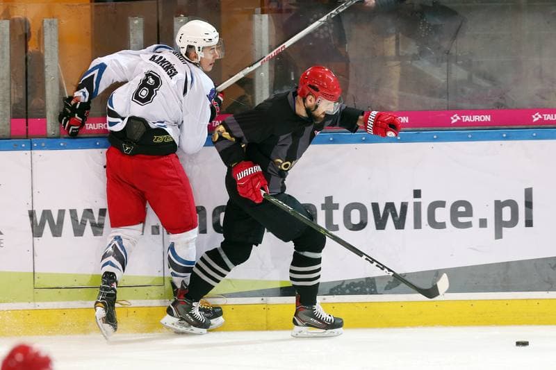 Ice Hockey. Polska Hokej Liga. SMS PZHL Katowice - Comarch Cracovia Krakow. 15.10.2017