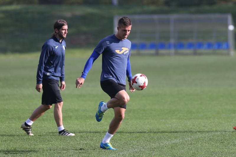 Football. Piast Gliwice. Training. 18.10.2017