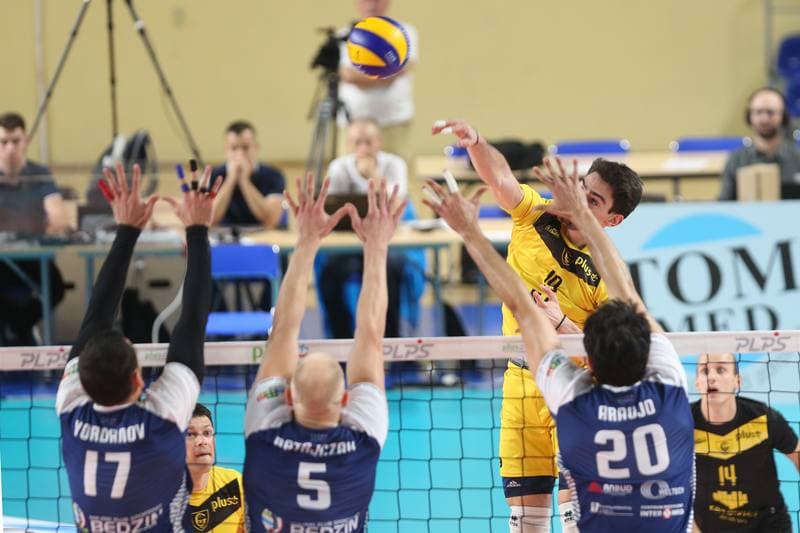 Volleyball. PlusLiga. GKS Katowice - MKS Bedzin. 18.10.2017