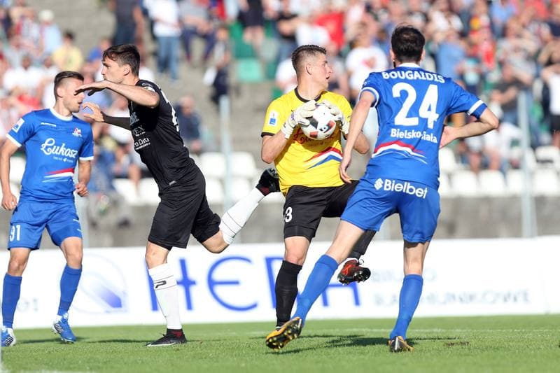Football. Nice I Liga. Zaglebie Sosnowiec - Podbeskidzie Bielsko-Biala. 19.05.2018
