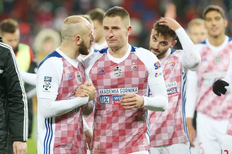 Football. Lotto Ekstraklasa. Gornik Zabrze - Wisla Krakow. 11.02.2019