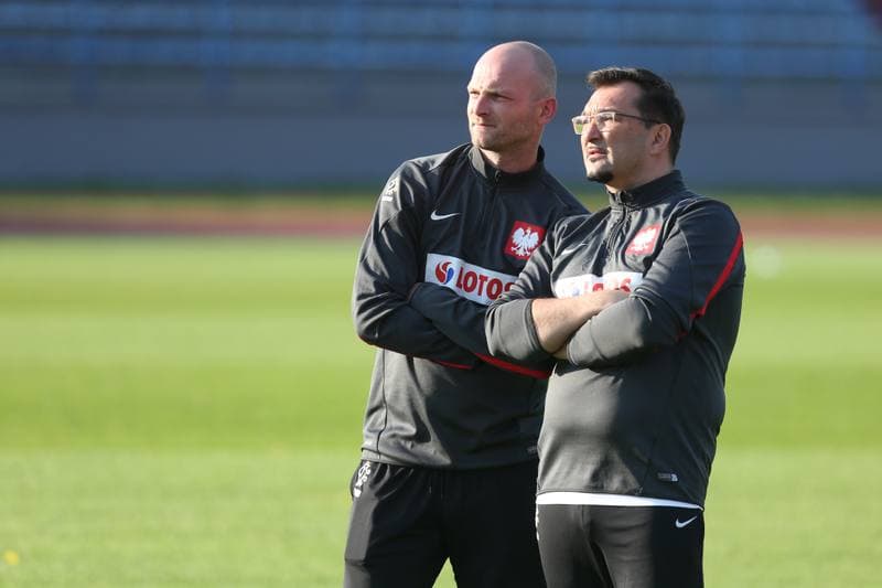 Football. Poland U19. Training. 02.10.2017
