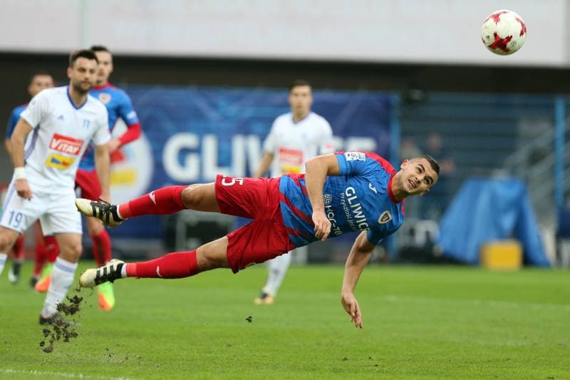 Football. Lotto Ekstraklasa. Piast Gliwice - Wisla Plock. 28.10.2017