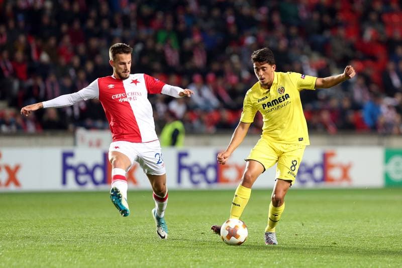 Football. UEFA Europa League. Slavia Prague - Villarreal CF. 02.11.2017