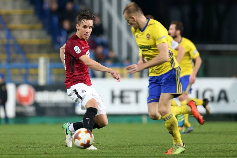 Football. Het Liga. Fastav Zlin - Sparta Prague. 05.11.2017