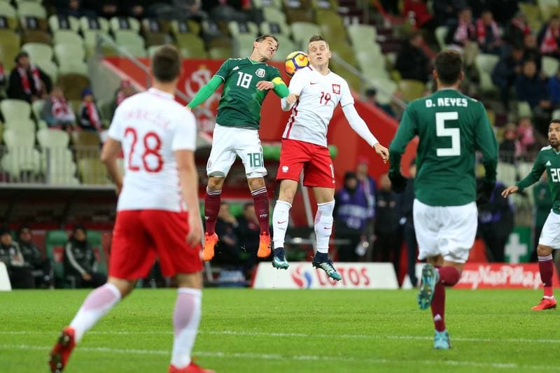 Football. International Friendly. Poland - Mexico. 13.11.2017