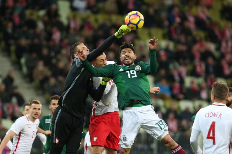 Football. International Friendly. Poland - Mexico. 13.11.2017