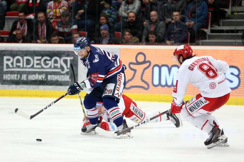 Ice Hockey. Tipsport Extraliga. Ocelari Trinec - Vitkovice Ridera. 20.03.2019